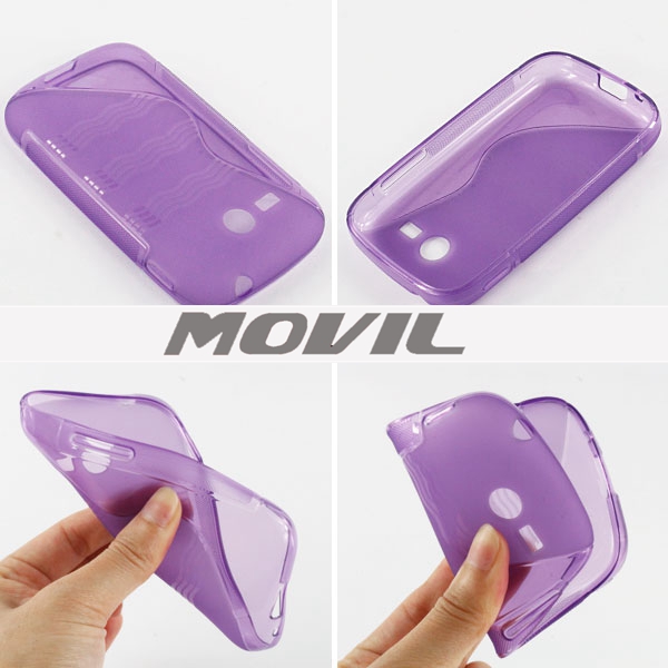 NP-2036 Transparente tpu funda para Samsung Galaxy Pocket 2-2